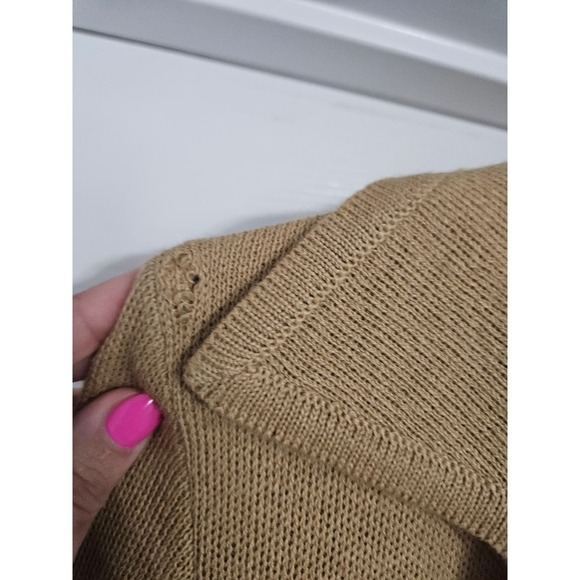 Peruvian Connection Baby Alpaca Wool collared Cardigan - Picture 2 of 6